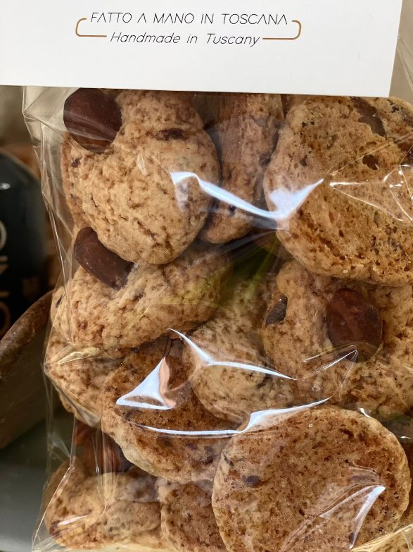 Typical Tuscan biscuits produced in Lamporecchio Tuscany