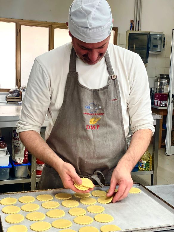 Tuscan biscuits prodecued in lamporecchio in the province of Pistoia