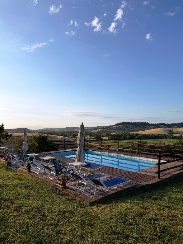 The pool in Lajatico