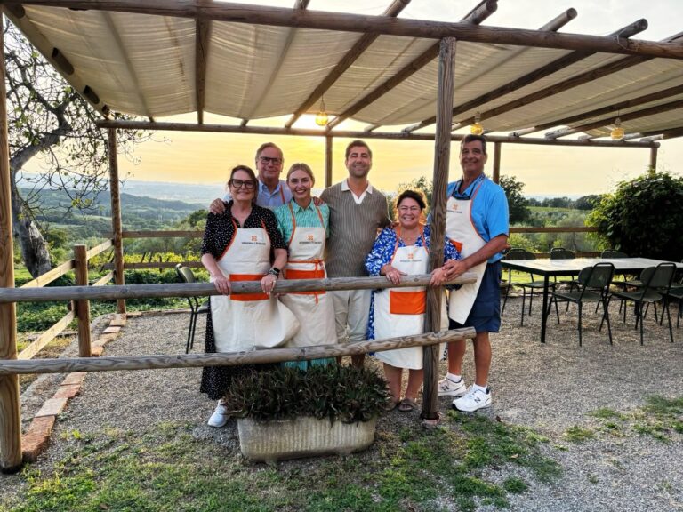 Private cooking class at rita's farm followed my dinner