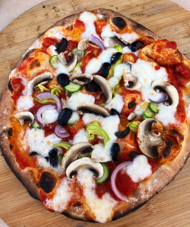 Pizza experience at Rita's farm