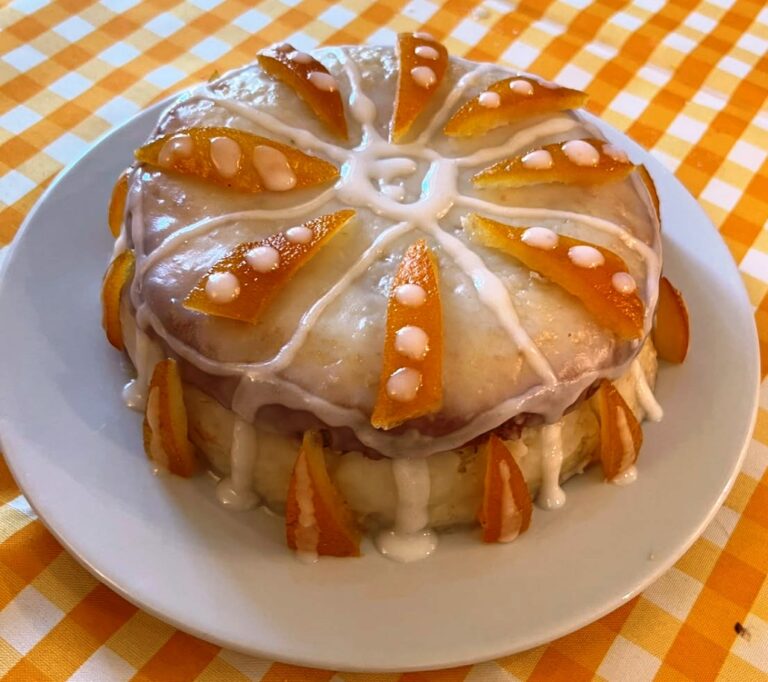 Typical Tuscan cassata made during our cooking experience